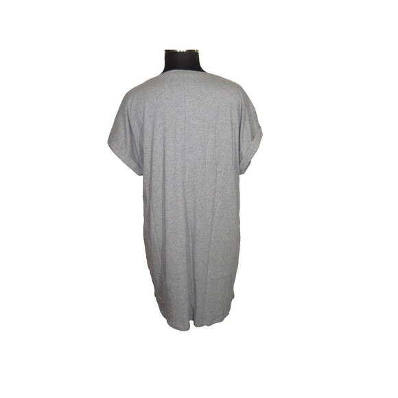 Torrid Gray Mermaid Skeleton Dolman Sleeve Cotton Tee Shirt Dress Plus Size 2X - Picture 7 of 11
